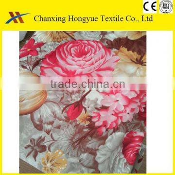 High quality Polyester twill woven fabric flower designs for making bedding sets/bed sheets fabric