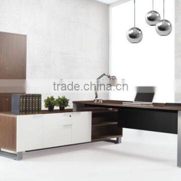 Office Furniture Table Executive CEO Office Desk With Side Cabinet