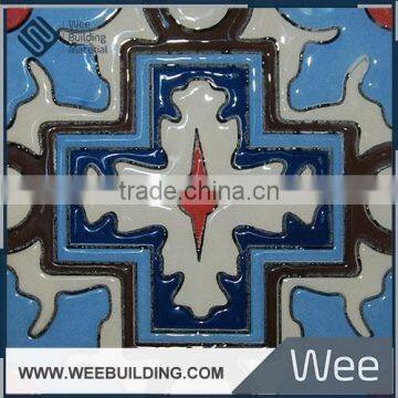 95x95 Handmade Decorative Ceramic Wall Tile Stores