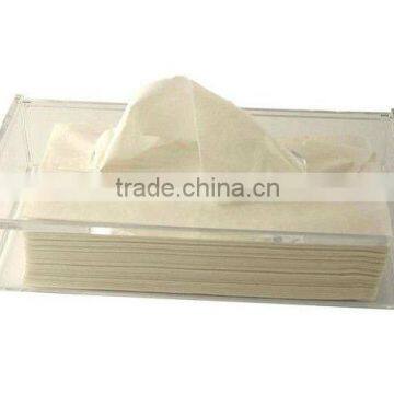 wholesale high quality model clear Acrylic Tissue Dispenser Case Paper-extracting Box