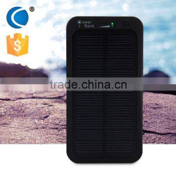 High quality Outdoor solar mobile charger/solar power bank 4000mah charging fast power bank