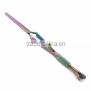 Cuticle Magic Wand Pusher Tweezer Multi Function Acrylic Nail Pincher Tool New