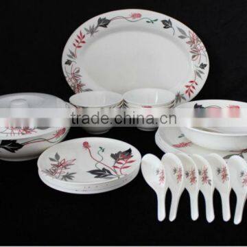 melamine tableware dinner set