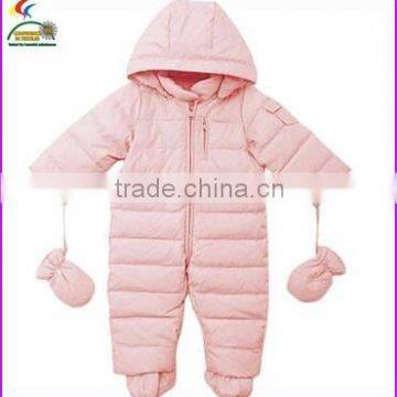 2015 waterproof children overall with real down