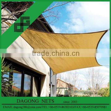 100% HDPE sun shade sail/Polyester shade sail/outdoor garden sun shade net (manufacturer & exporter)