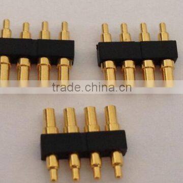 Pogo Pin Spring Loaded Battery Connector Electronic Spring Laoded Cable Connector Pogo Pin Smd Brass PCB Application Contact Pin photo-3