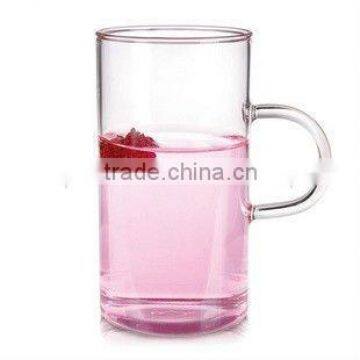 Hot sale elegant fine Heat resistant borosilicate coffee glass