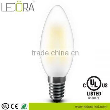 UL Listed High Lumen Glass 360 Degree 2w 4w 6w E12 Dimmable Led Lamp photo-4
