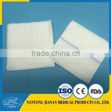 cotton gauze swab/gauze pad/gauze sponge/compresses gauze sponge factory/gauze swab with x-ray