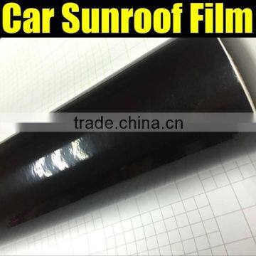 High quality car roof pvc film 1.52X30M car sunroof vinyl film