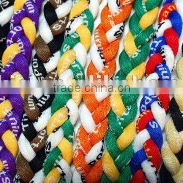 3 strand braided sport necklace