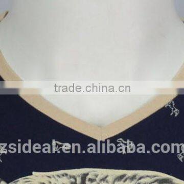 Fashion Design 100% Cotton V-neck Man Polo T-shirt, OEM Factory in ZhongShan GuangDong photo-5
