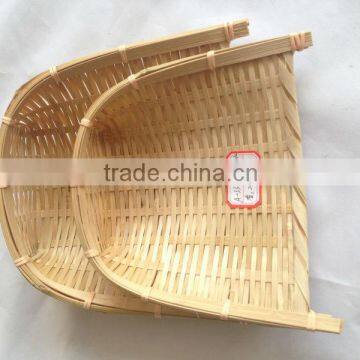 Dustpan Shaped Traditional and Antique Bamboo Basket