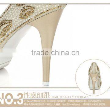 new designs women fashion wedding shoe