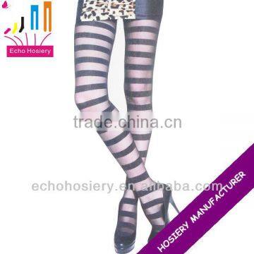 New fashion sheer strip tights