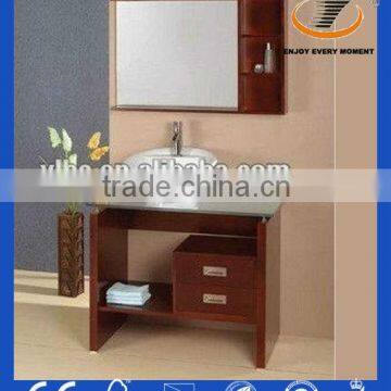 Wooden Floor Standing Bathroom Cabinet