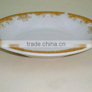 Cheap Porcelain Edge Fold Dinner Plate for India and Africa Market photo-4