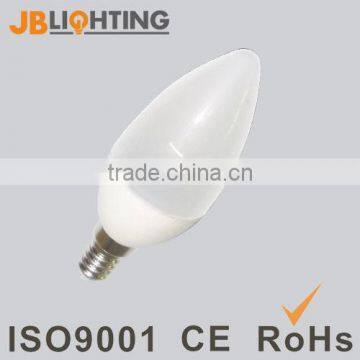 Newest candle bulb C30 E14 E27 LED BULB LED Candle Bulb CE ROHS approved 3W 4W 5W