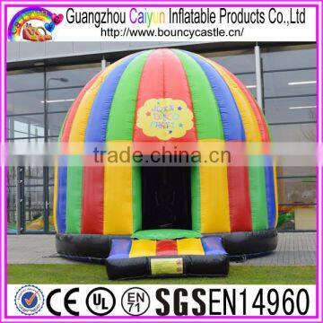 Colourful Design Semi-Circle Inflatable Bouncer Castle For Kids