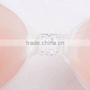 Customized Cheap Nude Ladies Sexy Fashion Seamless Bra With Clear Transparent Straps photo-6