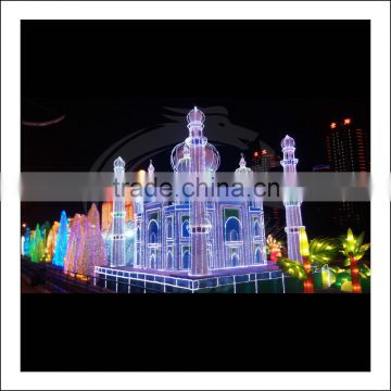 2016 dreamlike light sculpture castle