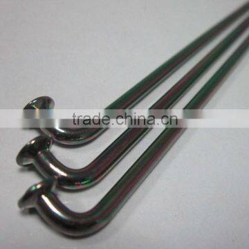 Best seller spokes and nipples /stainless steel spokes , chromed plating for motorcylcle or bike