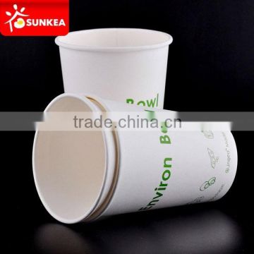 Take away paper soup bowl with lids