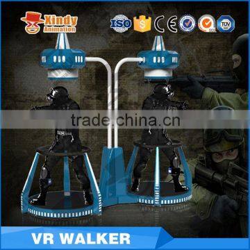 Omni Walking vr 3 Dof 3 Seat 9d Cinema Movie Theater 9d Theatre Simulator VR Treadmill photo-2