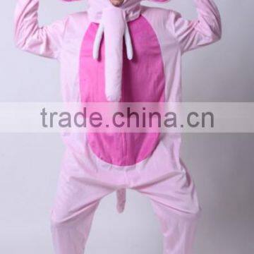 party animal Mascot costume Halloween Pink sexy adult elephant costume