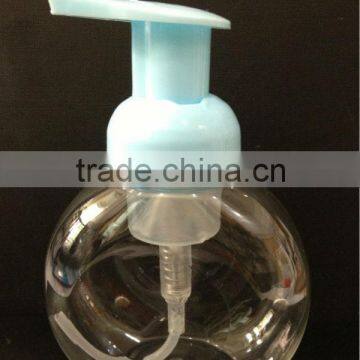 foam pump for shampoo,cosmetic with PET bottle empty plastic foam pump bottle
