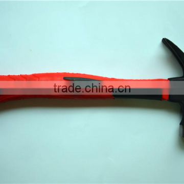 mirror polished rubber handle claw hammer