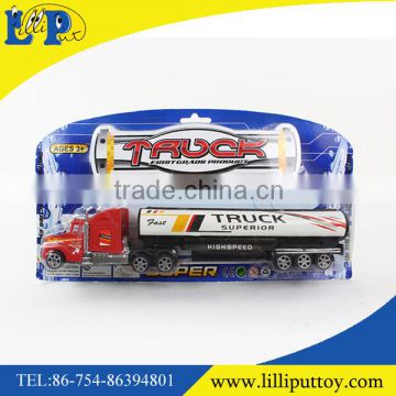 Friction power oil tank truck toy