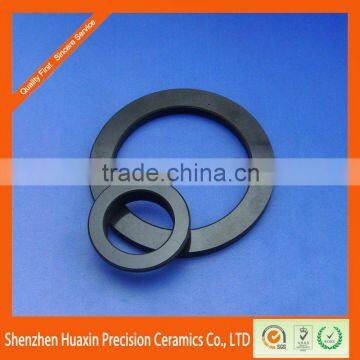 High fracture toughness industrial black alumina ceramic rings