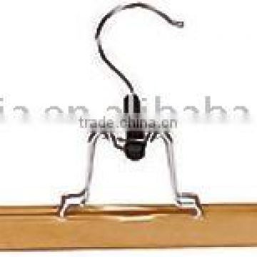 practical wood hanger for cloth and trousers in home and hotel