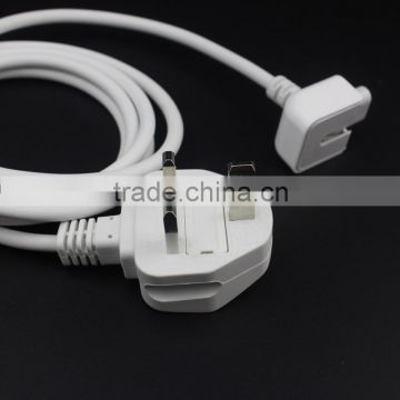 New Arrived UK Wall Plug Extension Power Cable For Macbook Free Shipping