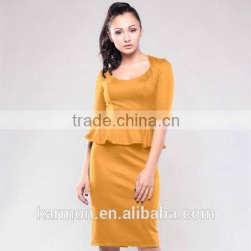 New Basque Office Dress Women's Dress Business Casual Dress photo-2