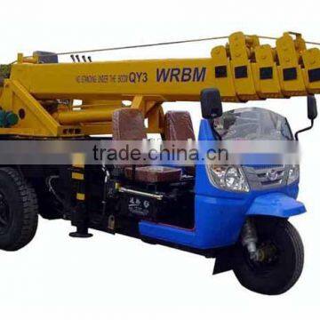 Tricycle truck crane 3T For exporting to Afirca markets