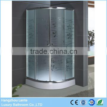 Small Sliding Bubble Glass Shower Door