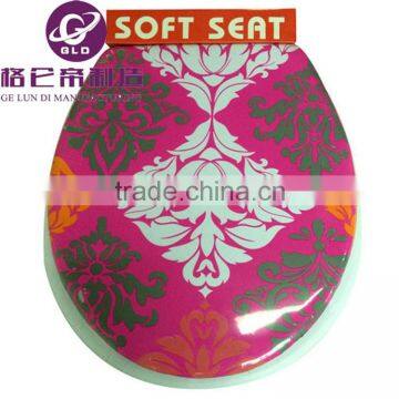 GLD China Product New Design Printing Premium Soft Toilet Seat for Bathrooms Designs photo-3