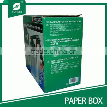 SMALL MACHINE PACKING PAPER BOX FOR SANDBLASTER GUN photo-2