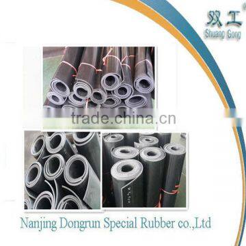 5mm black plain rubber sheet
