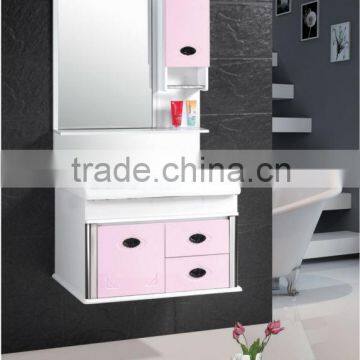 wholesale cheap white high gloss bathroom pvc cabinet