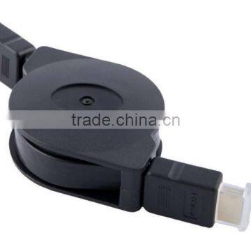 11 years lowest price new design retractable hdmi cable