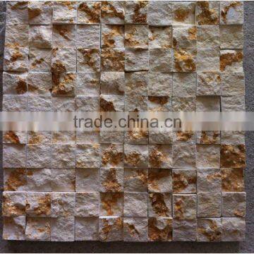 Sunny Beige Limestone, Marble Mosaic Tiles photo-2
