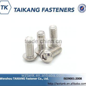 201 Stainless Steel inner hex hexagon socket round head bolt