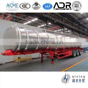 Aluminum Fuel Tank Semi-Trailer Tri-Axles Fuel Tanker Trailer