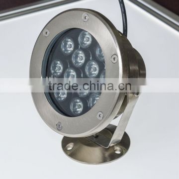 12w High Power rgb IP68 led underwater pool light