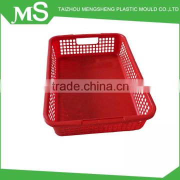 Red 2016 Best Selling China High Quality Basket Plastic Injection Mold