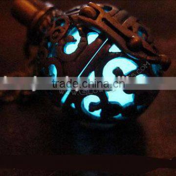 Enchanted Orb Glow Locket necklace with UV Light