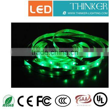 Flexible SMD5050 30leds/m waterproof IP65 strip with RGB color